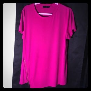 Ivanka Trump Pink Zipper top size XL